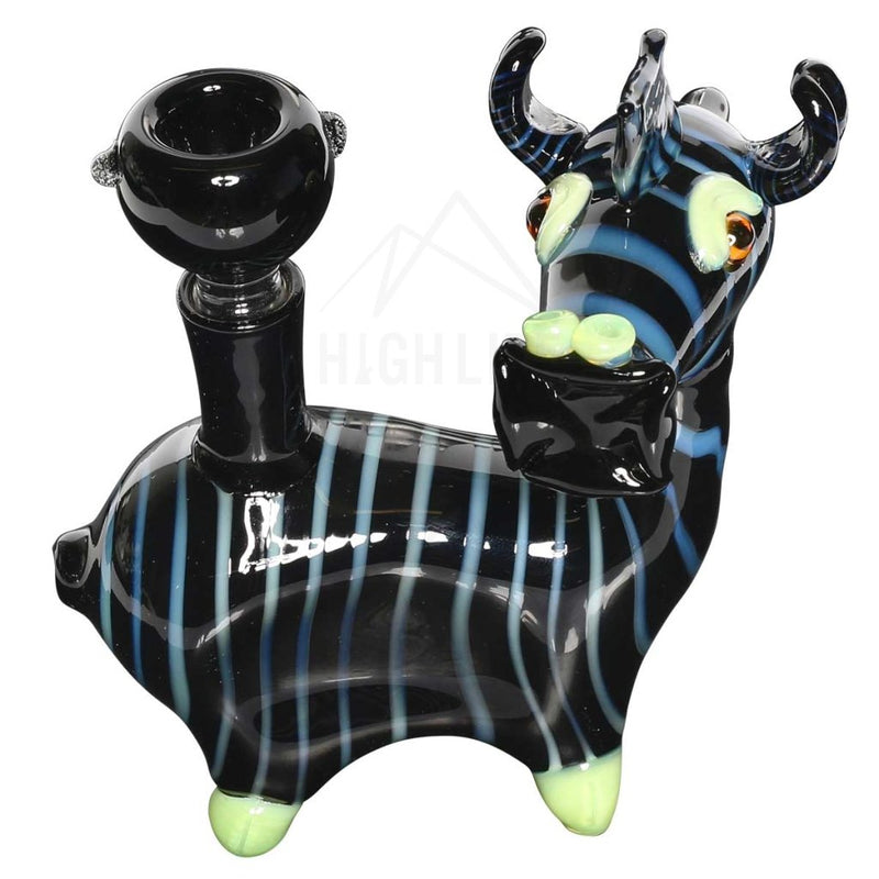 Zebra Stripes With Slyme Water Pipe 14Mm Hand Pipes